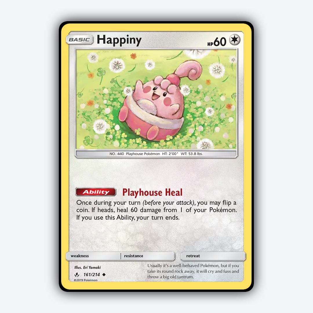 Happiny 161/214 - Unbroken Bonds Set - Card Rug