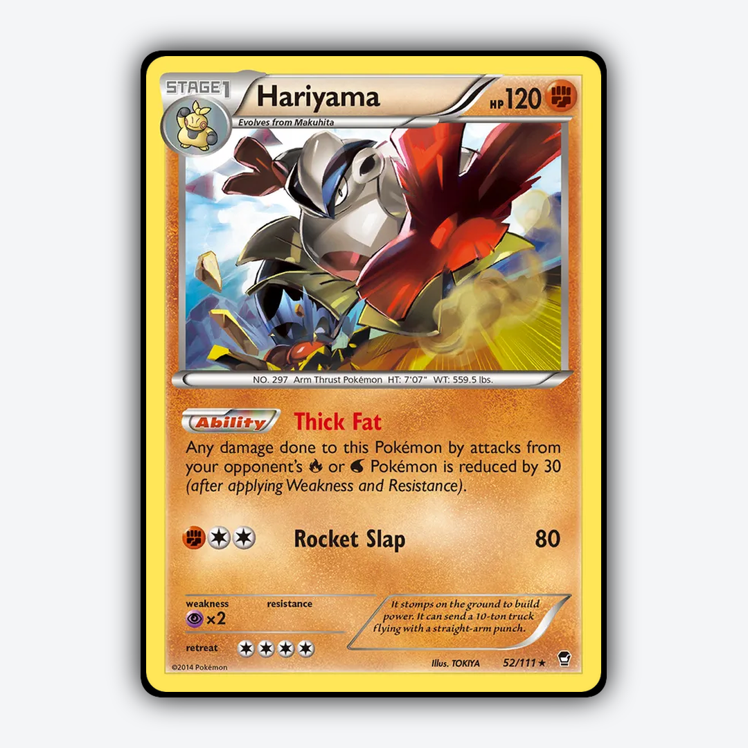 Hariyama 052/111 - Furious Fists Set - Card Rug