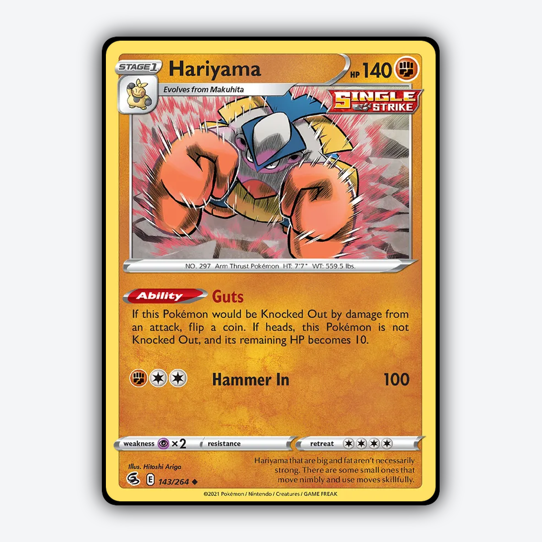 Hariyama 143/264 - Fusion Strike Set - Card Rug