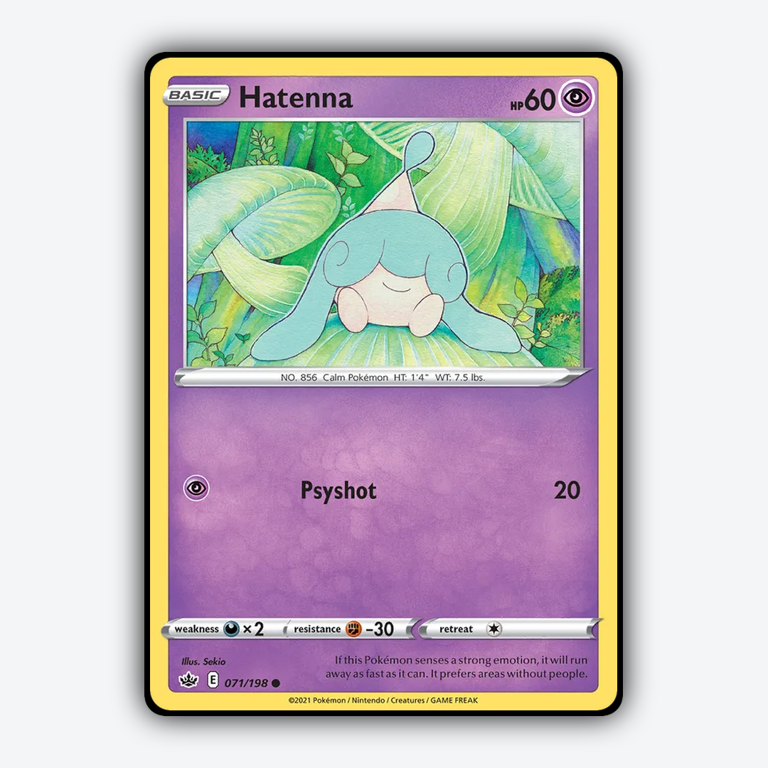 Hatenna 071/198 - Chilling Reign Set - Card Rug