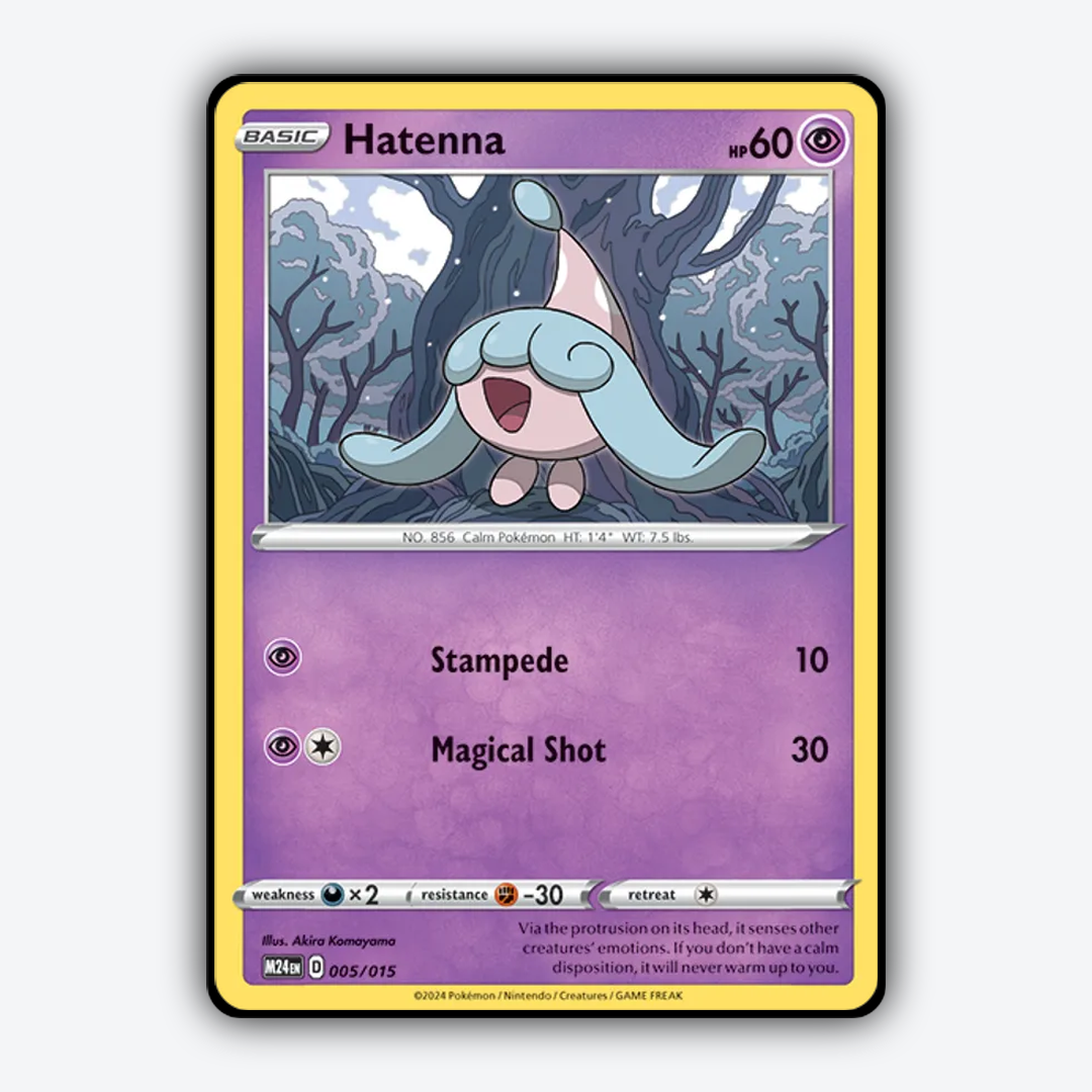 Hatenna 005 - McDonald's Collection 2025 Set - Card Rug