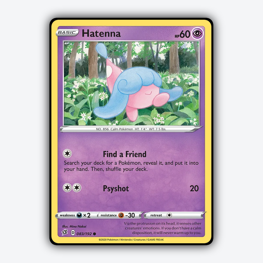 Hatenna 083/192 - Rebel Clash Set - Card Rug