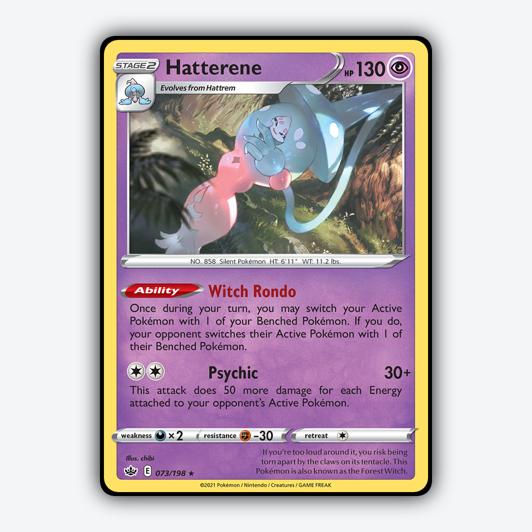 Hatterene 073/198 - Chilling Reign Set - Card Rug