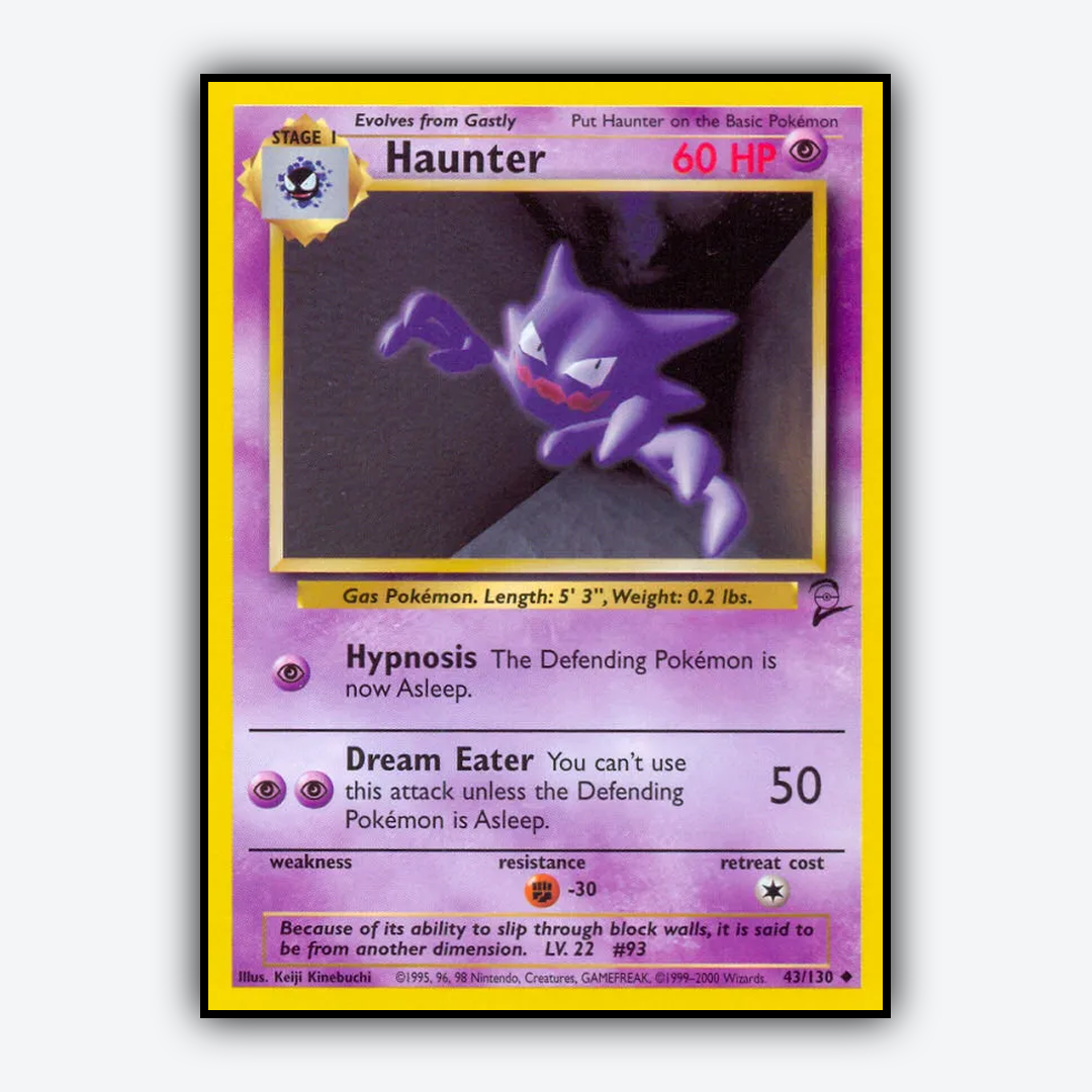 Haunter 043/130 - Base Set 2 Set - Card Rug