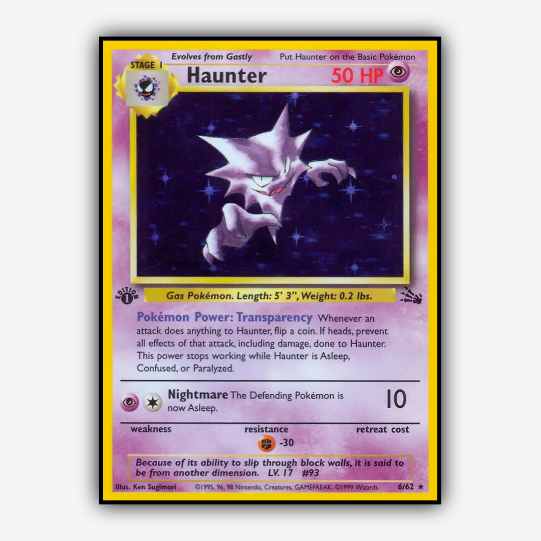 Haunter 006/62 - Fossil Set - Card Rug