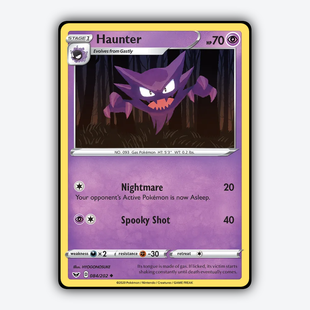 Haunter 084/202 - Sword & Shield Set - Card Rug