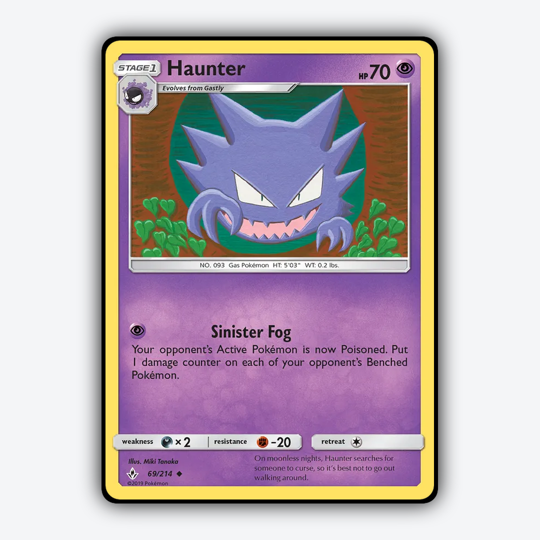 Haunter 069/214 - Unbroken Bonds Set - Card Rug