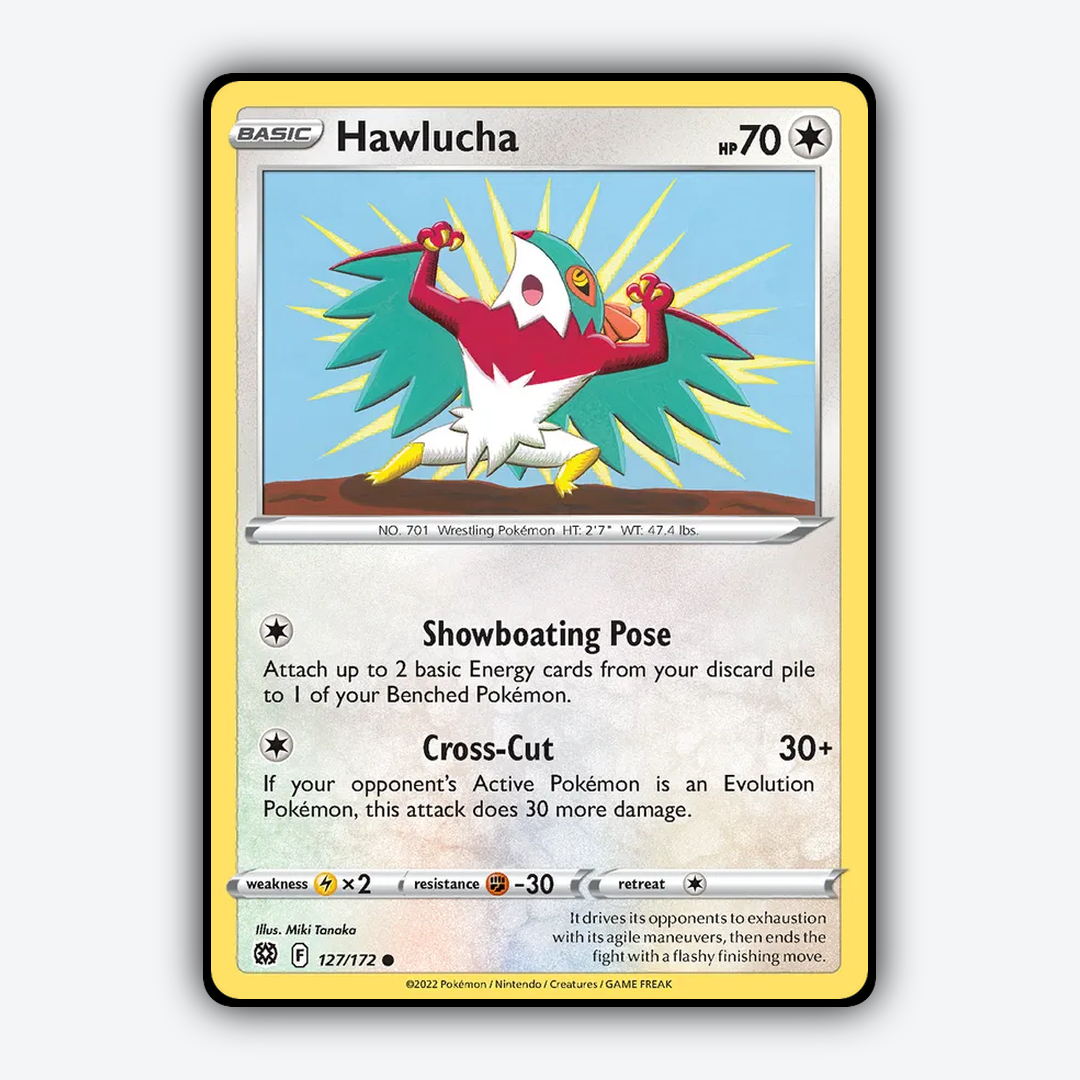 Hawlucha 127/172 - Brilliant Stars Set - Card Rug