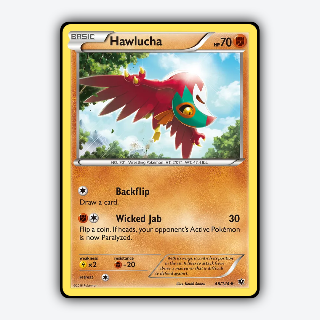 Hawlucha 048/124 - Fates Collide Set - Card Rug