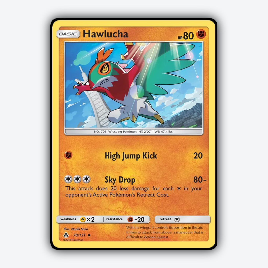 Hawlucha 070/131 - Forbidden Light Set - Card Rug