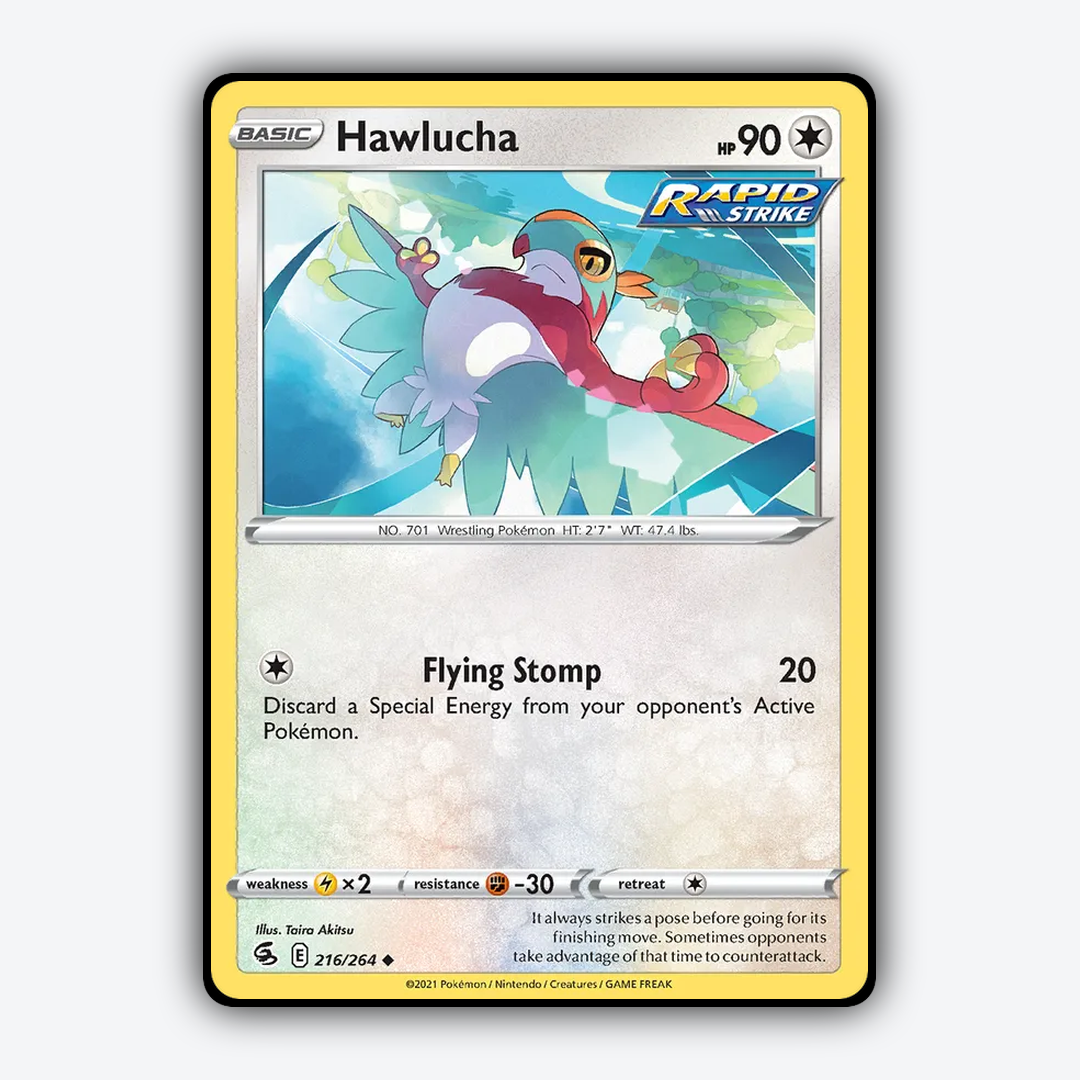 Hawlucha 216/264 - Fusion Strike Set - Card Rug