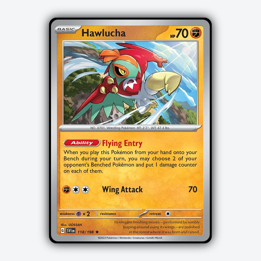Hawlucha 118/198 - Scarlet & Violet Set - Card Rug