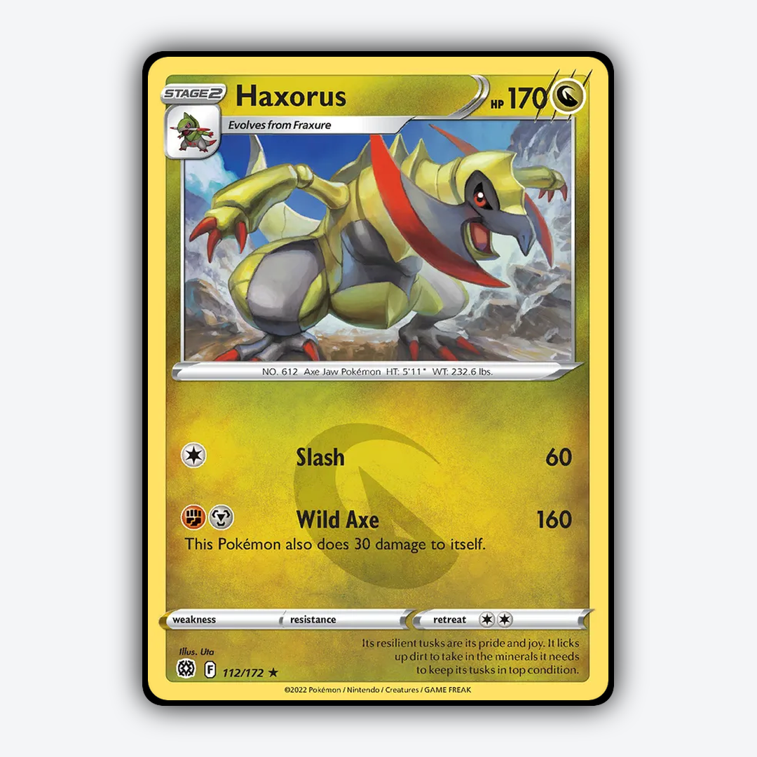 Haxorus 112/172 - Brilliant Stars Set - Card Rug