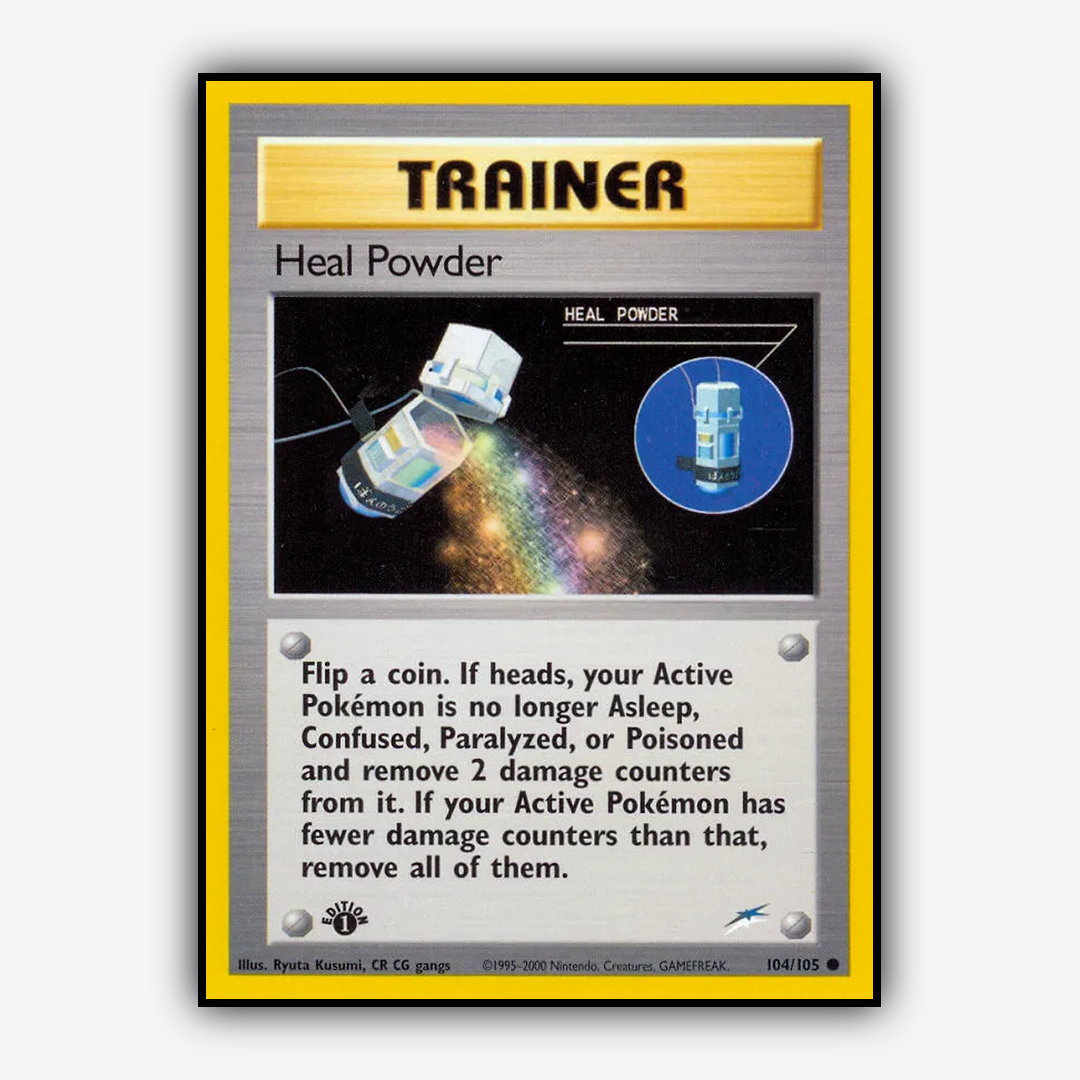 Heal Powder 104/105 - Neo Destiny Set - Card Rug
