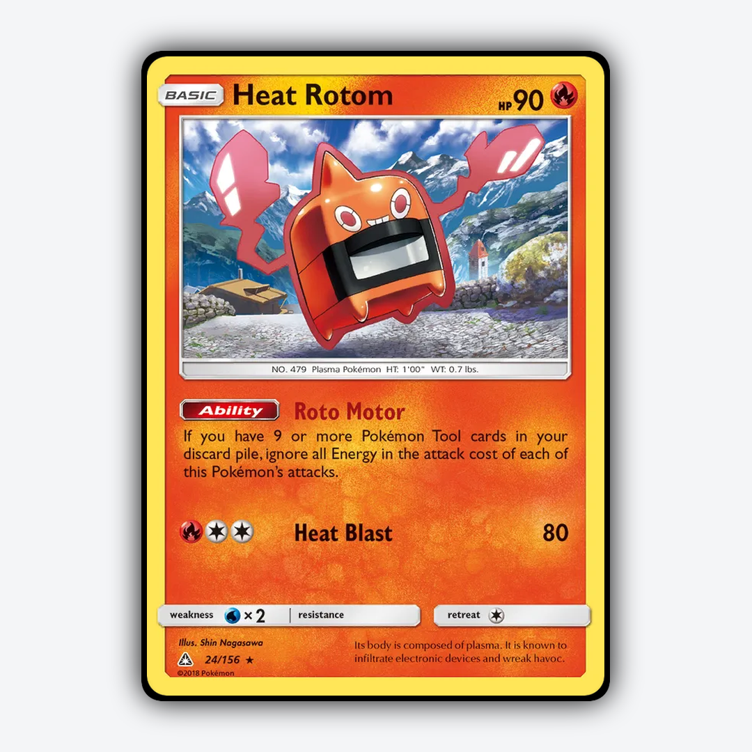Heat Rotom 024/156 - Ultra Prism Set - Card Rug