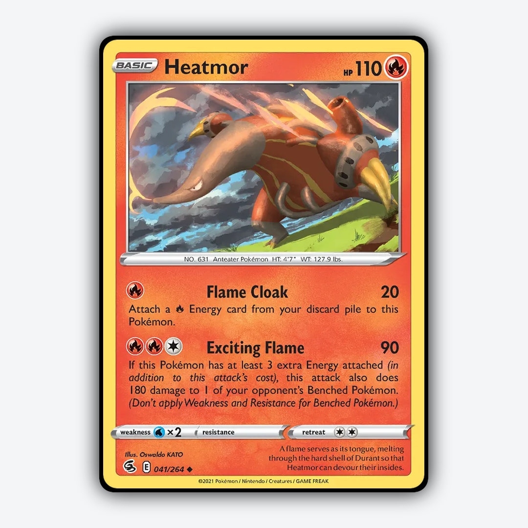 Heatmor 041/264 - Fusion Strike Set - Card Rug