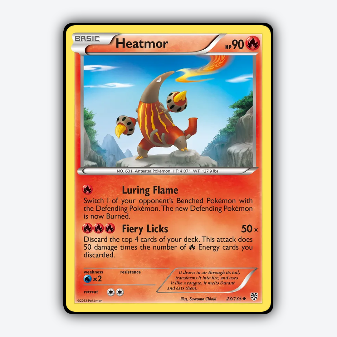 Heatmor 023/135 - Plasma Storm Set - Card Rug
