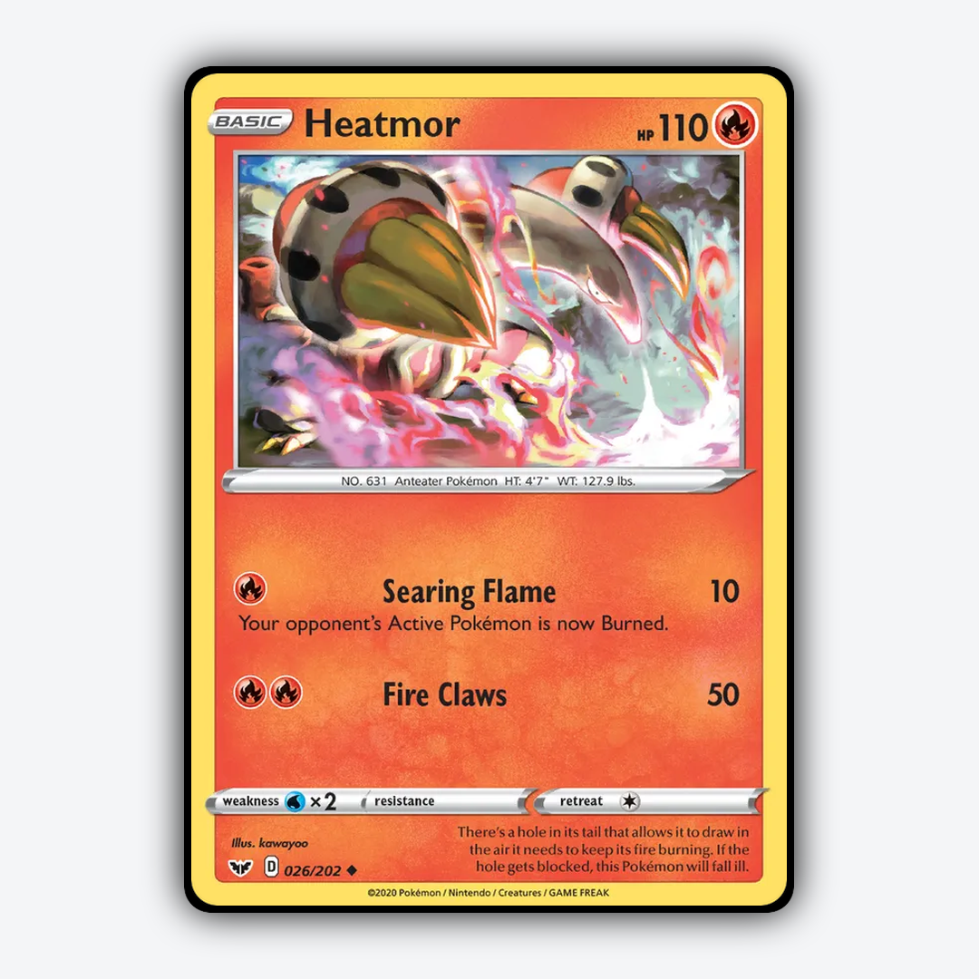 Heatmor 026/202 - Sword & Shield Set - Card Rug