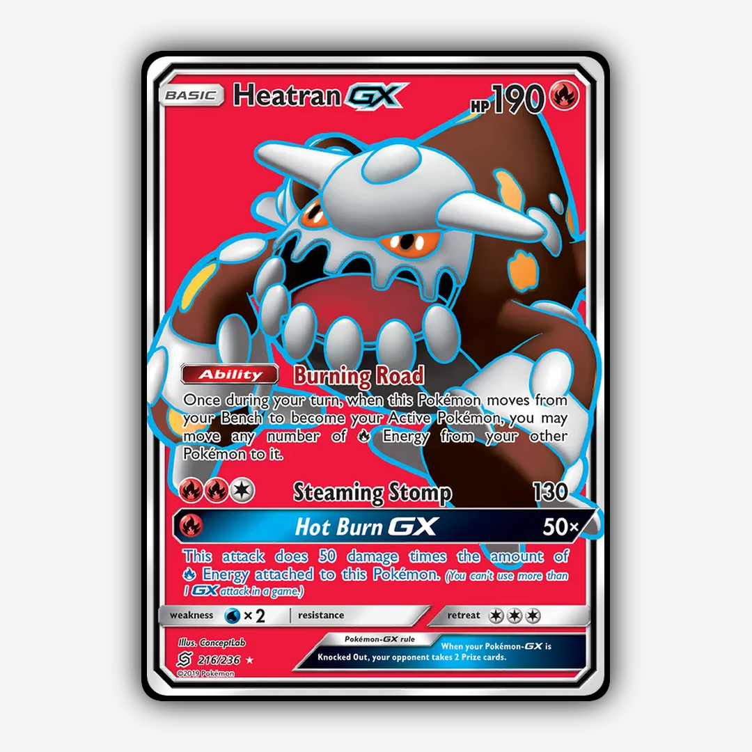 Heatran-GX 216/236 - Unified Minds Set - Card Rug