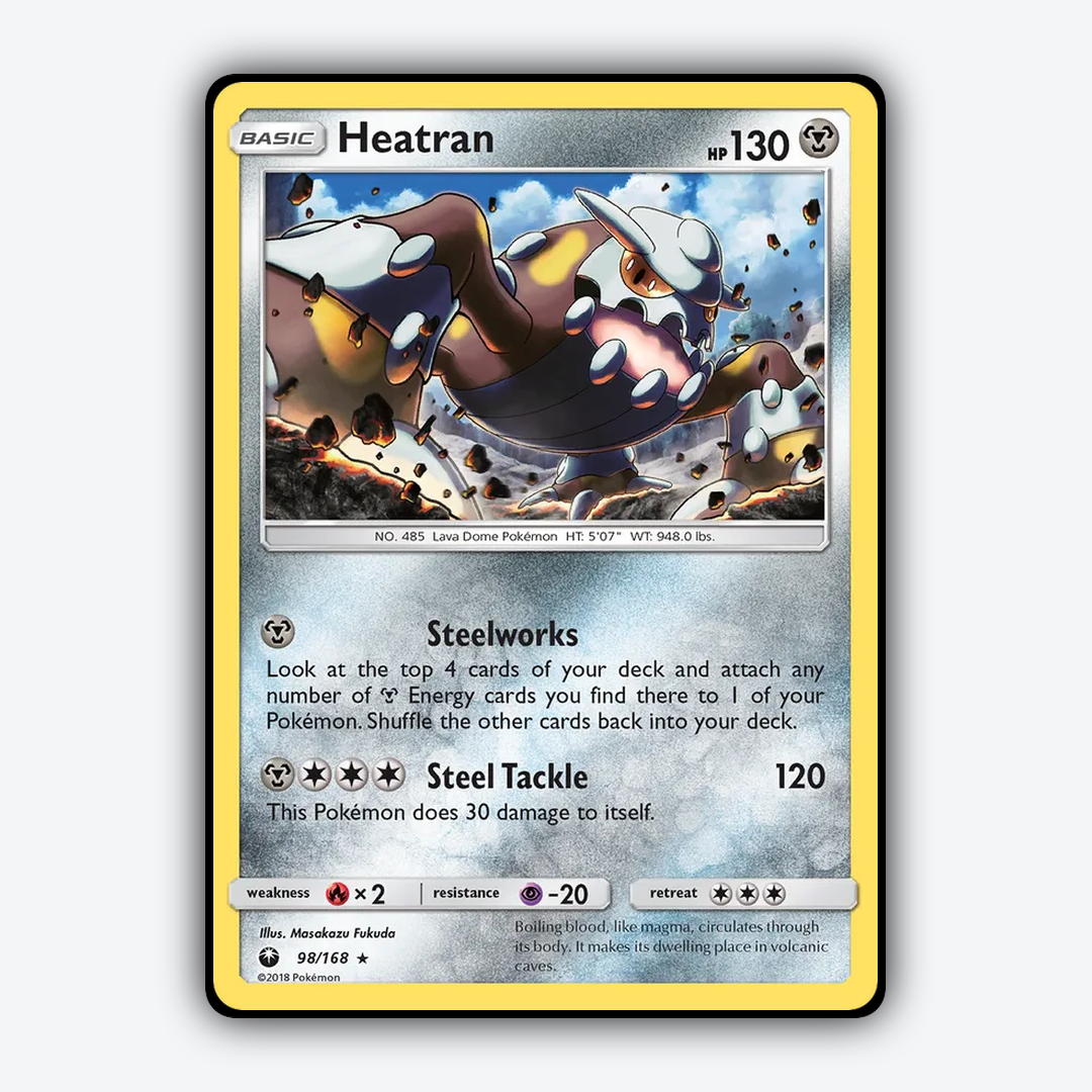 Heatran 098/168 - Celestial Storm Set - Card Rug