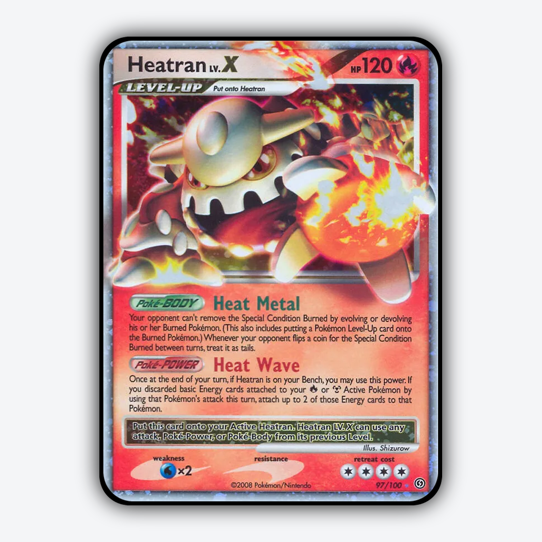 Heatran LV.X 097/100 - Stormfront Set - Card Rug