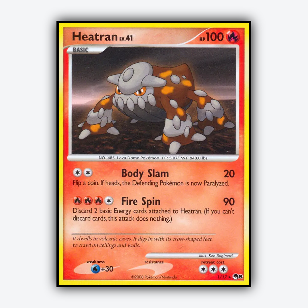 Heatran 001/17 - POP Series 8 Set - Card Rug