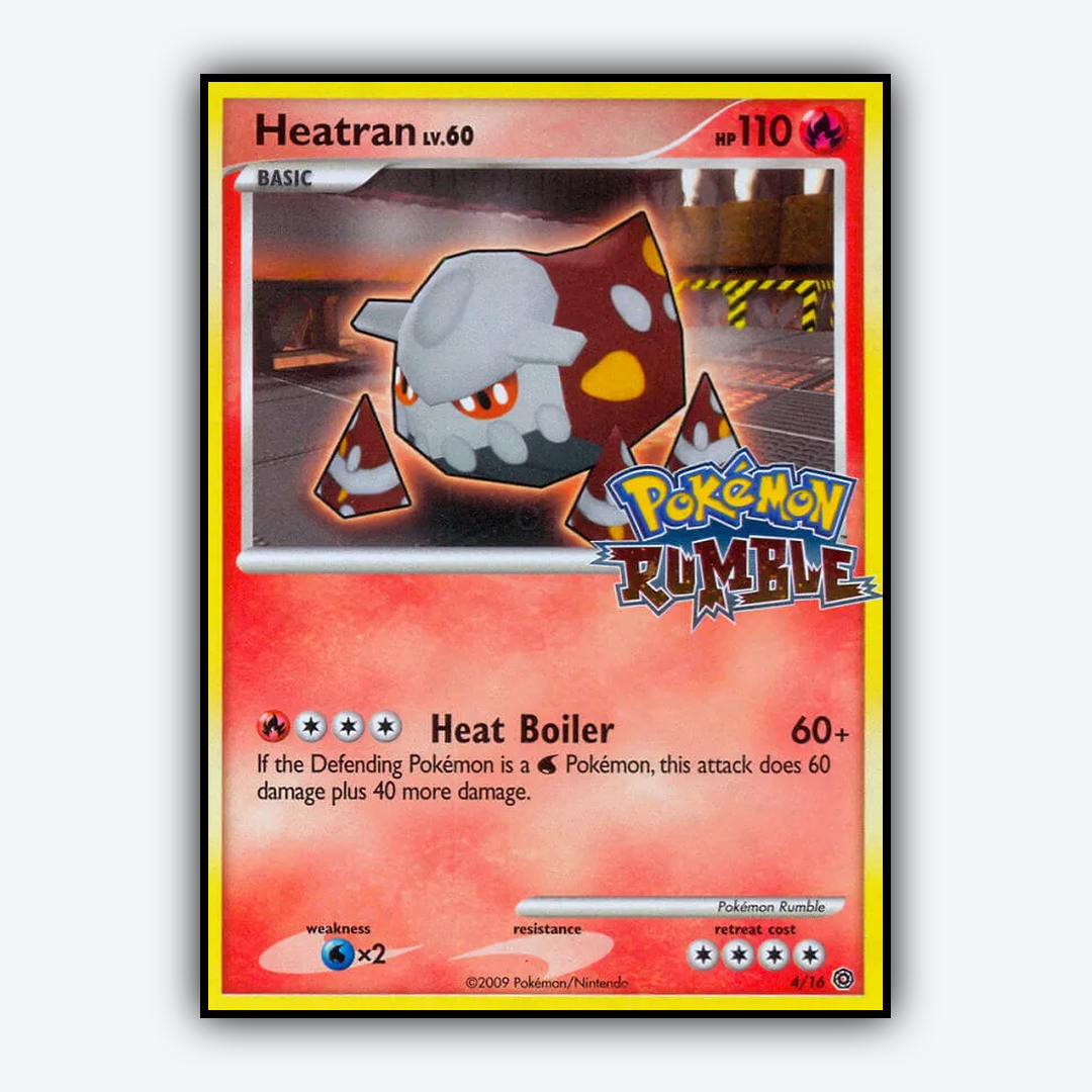 Heatran 004/16 - Pokémon Rumble Set - Card Rug
