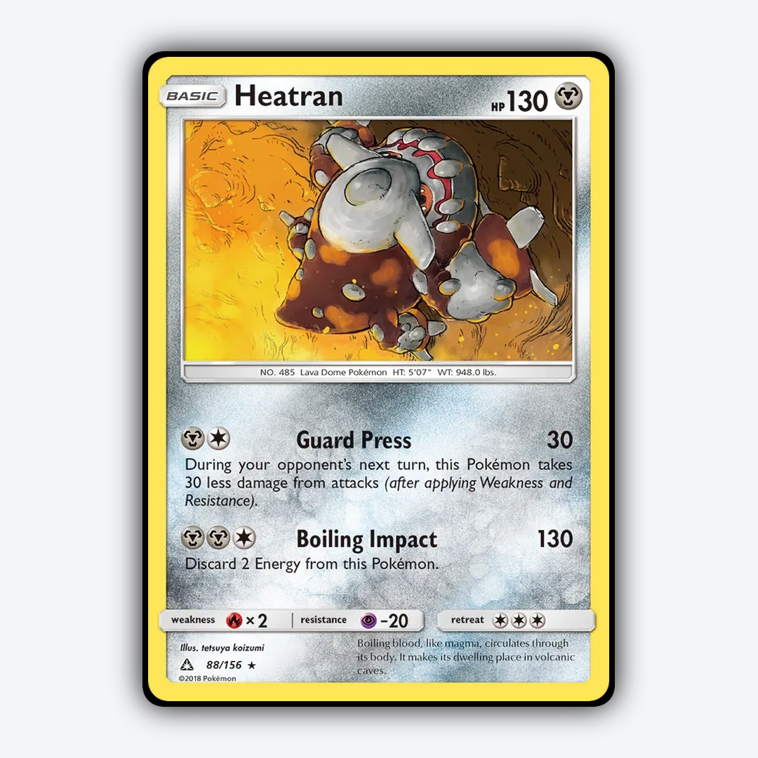 Heatran 088/156 - Ultra Prism Set - Card Rug