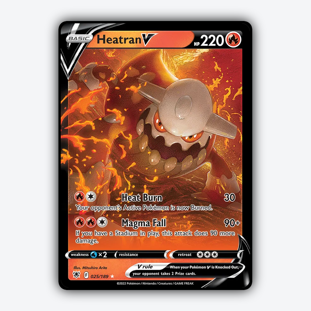Heatran V 025/189 - Astral Radiance Set - Card Rug