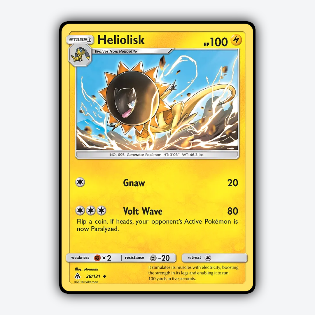 Heliolisk 038/131 - Forbidden Light Set - Card Rug