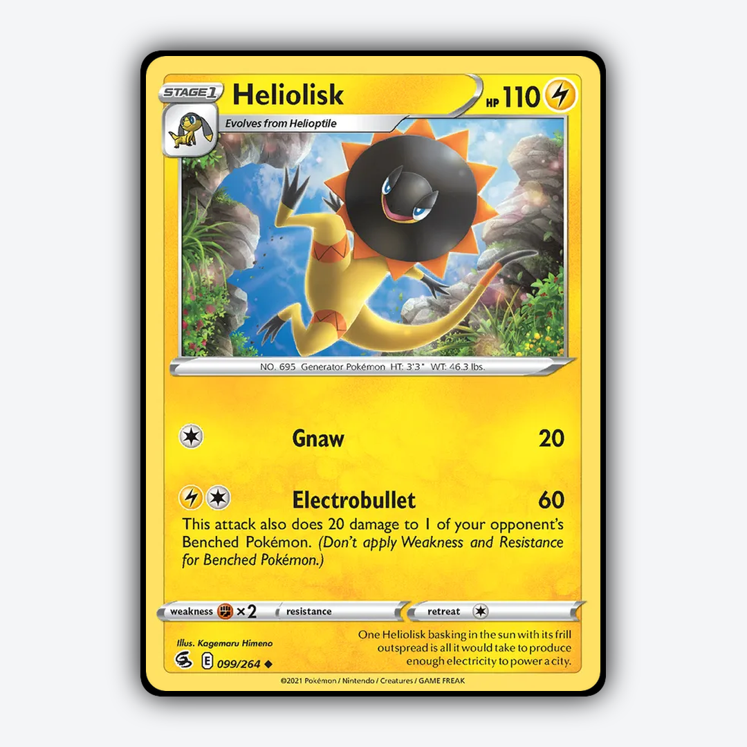 Heliolisk 099/264 - Fusion Strike Set - Card Rug