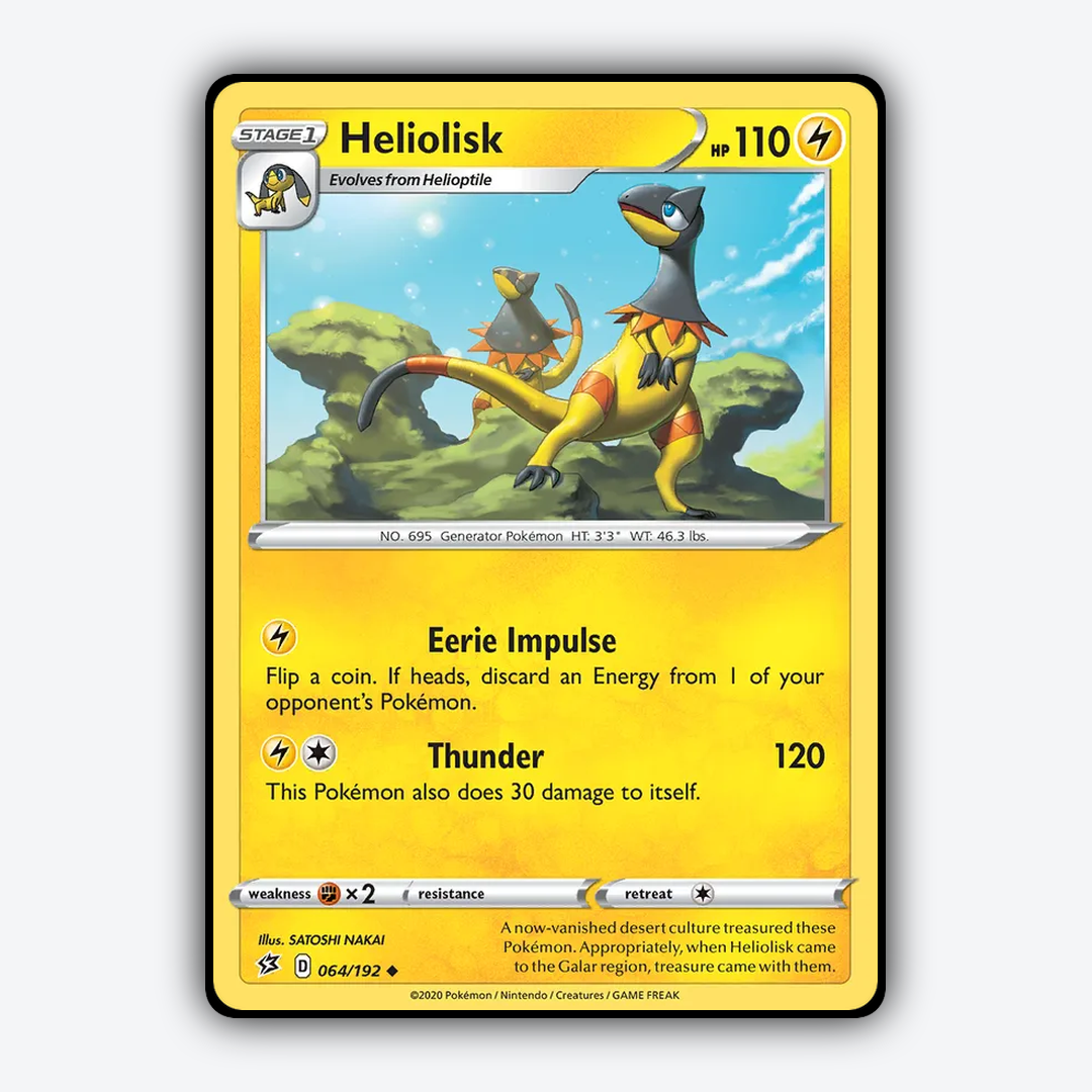 Heliolisk 064/192 - Rebel Clash Set - Card Rug