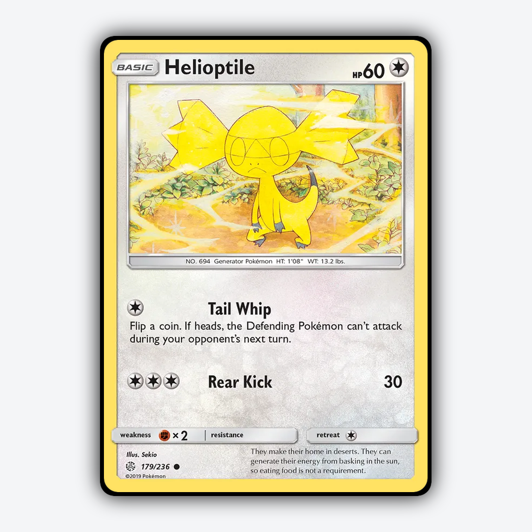 Helioptile 179/236 - Cosmic Eclipse Set - Card Rug