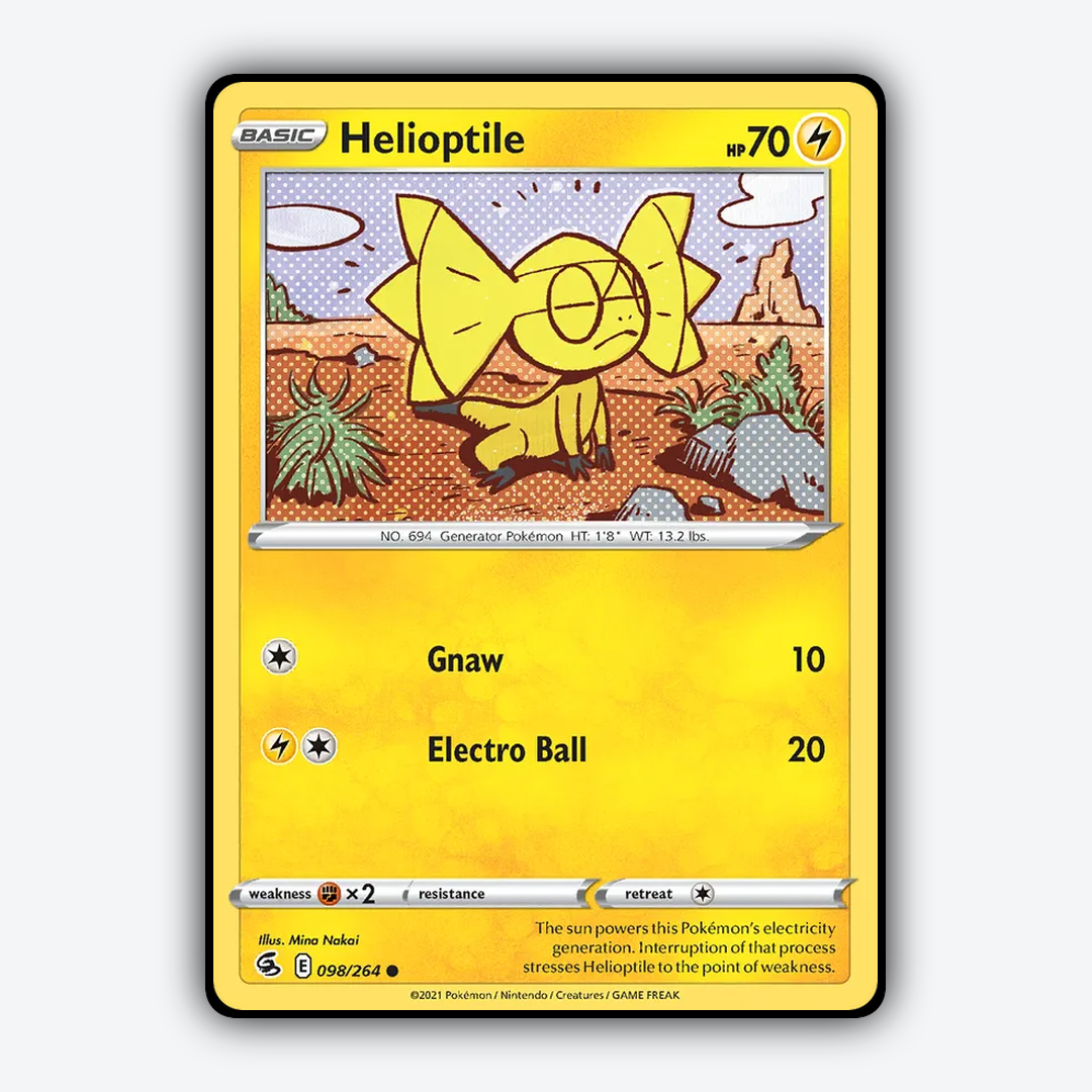Helioptile 098/264 - Fusion Strike Set - Card Rug