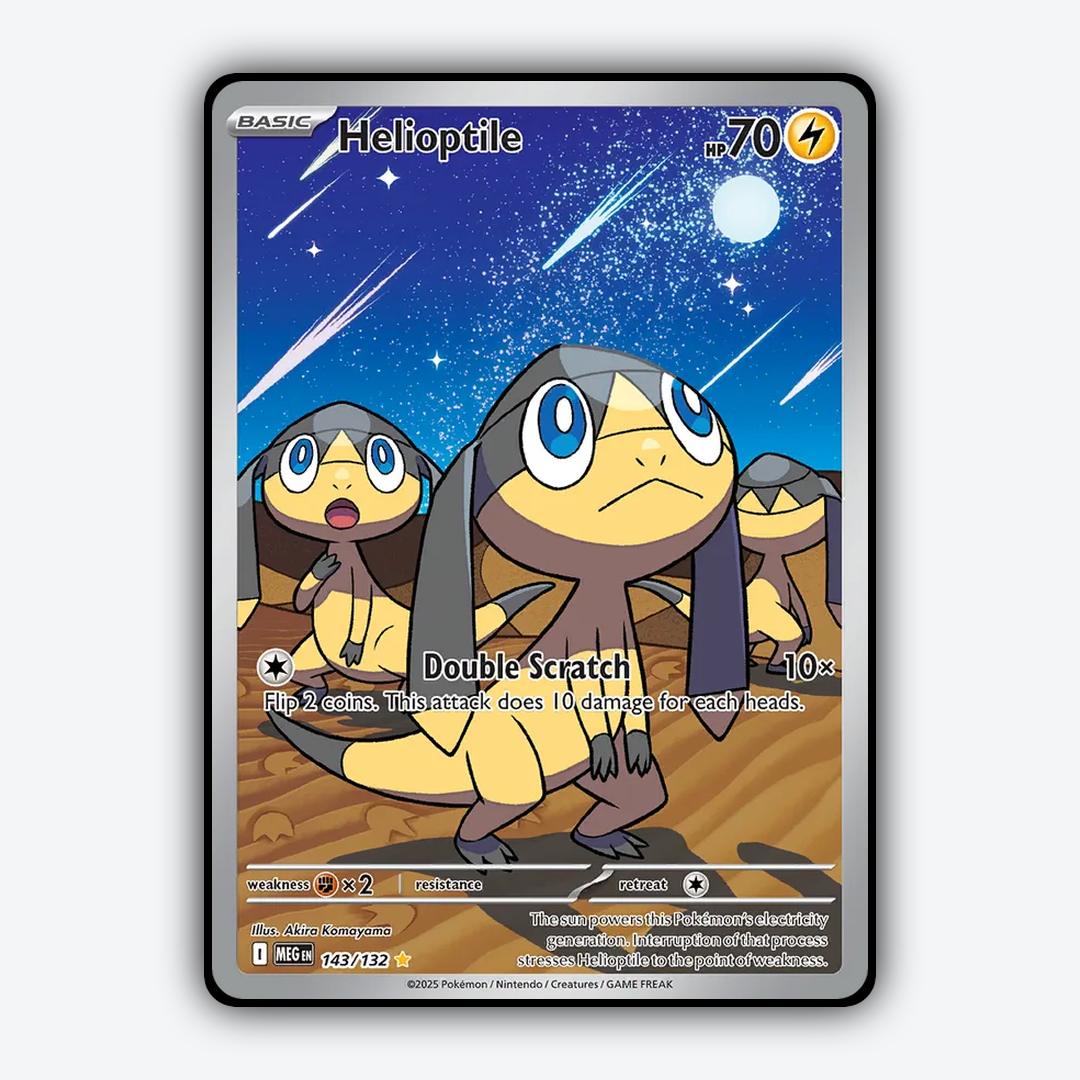 Helioptile #143 - Mega Evolution Set - Card Rug