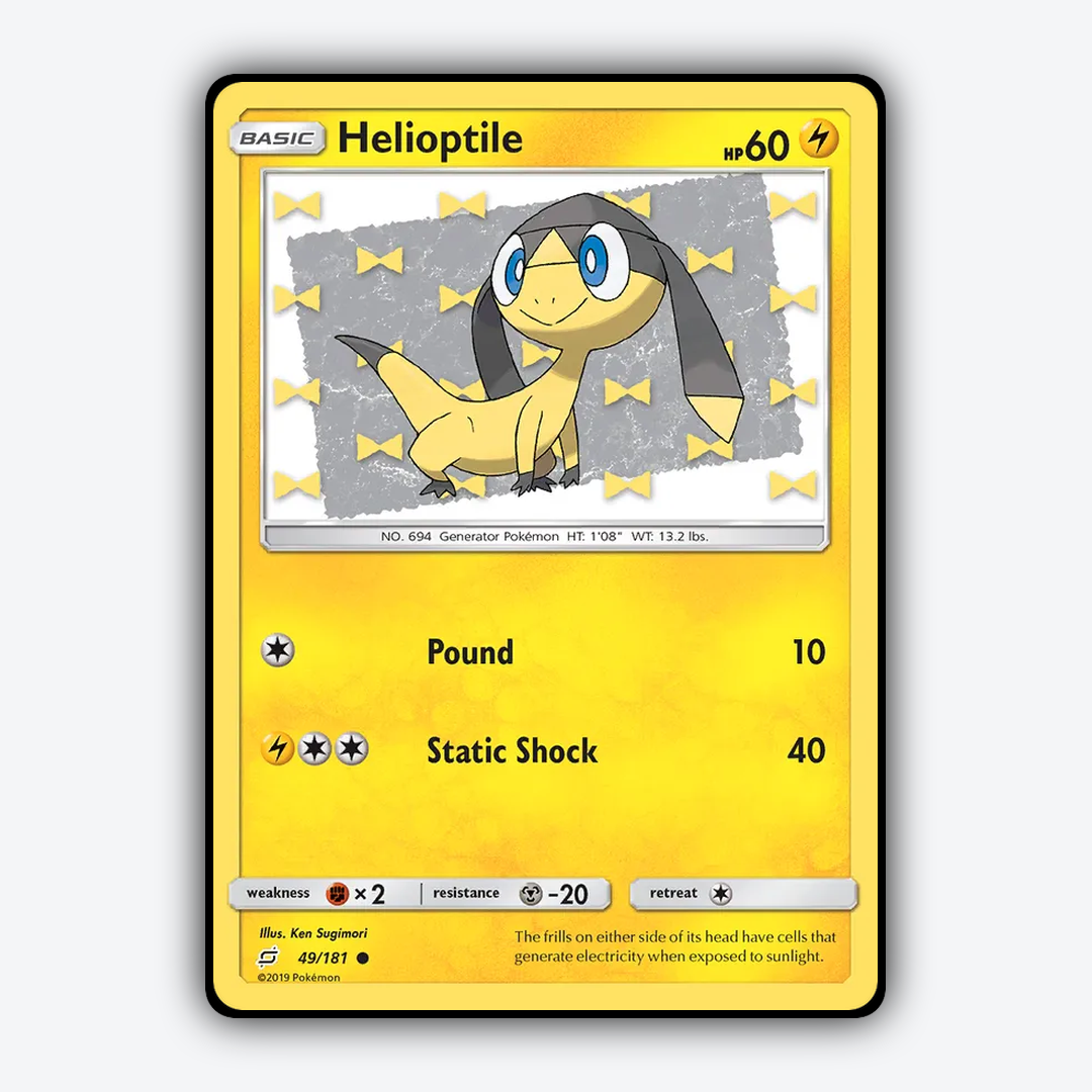 Helioptile 049/181 - Team Up Set - Card Rug