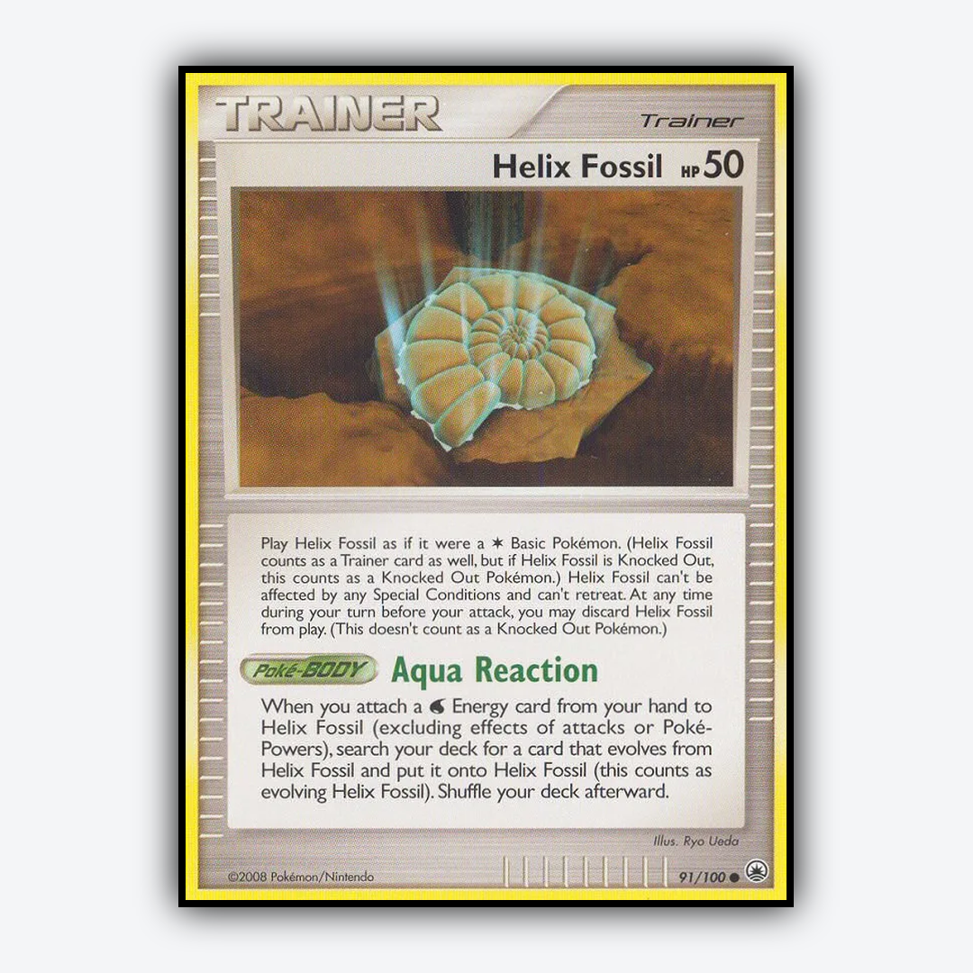 Helix Fossil 091/100 - Majestic Dawn Set - Card Rug