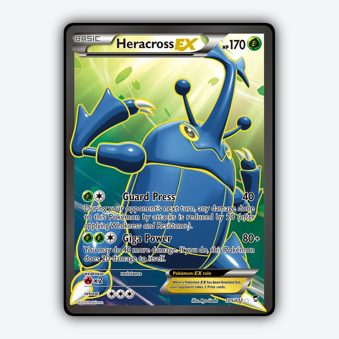 Heracross-EX 105/111 - Furious Fists Set - Card Rug