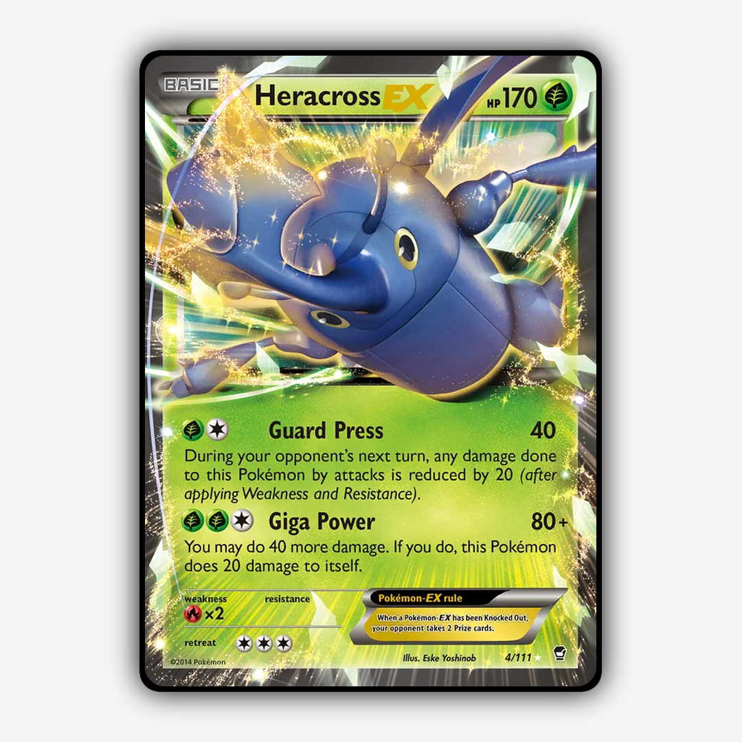 Heracross-EX 004/111 - Furious Fists Set - Card Rug