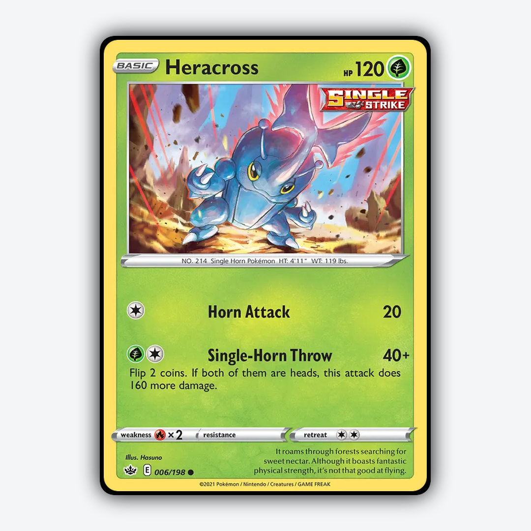 Heracross 006/198 - Chilling Reign Set - Card Rug