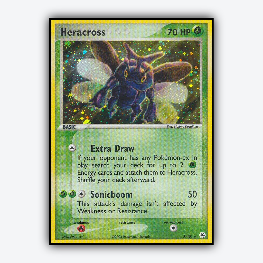 Heracross 007/101 - Hidden Legends Set - Card Rug