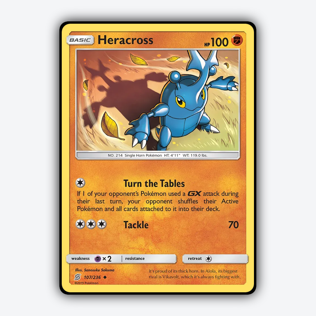 Heracross 107/236 - Unified Minds Set - Card Rug