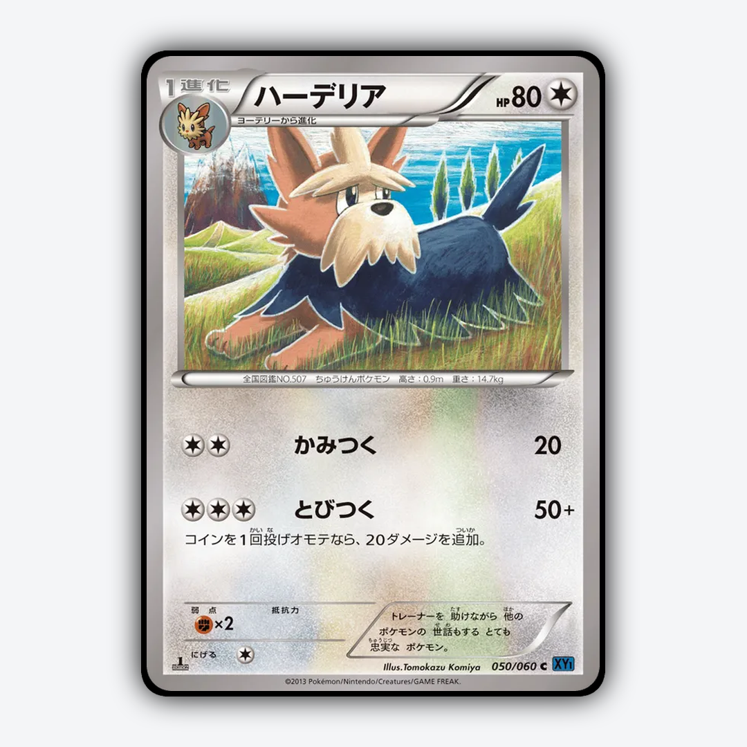 Herdier 050/060 - Collection X Set - Card Rug (JP)