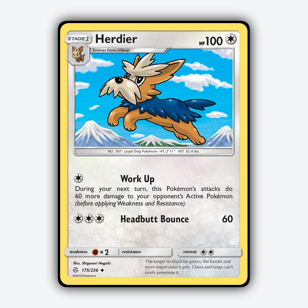 Herdier 175/236 - Cosmic Eclipse Set - Card Rug