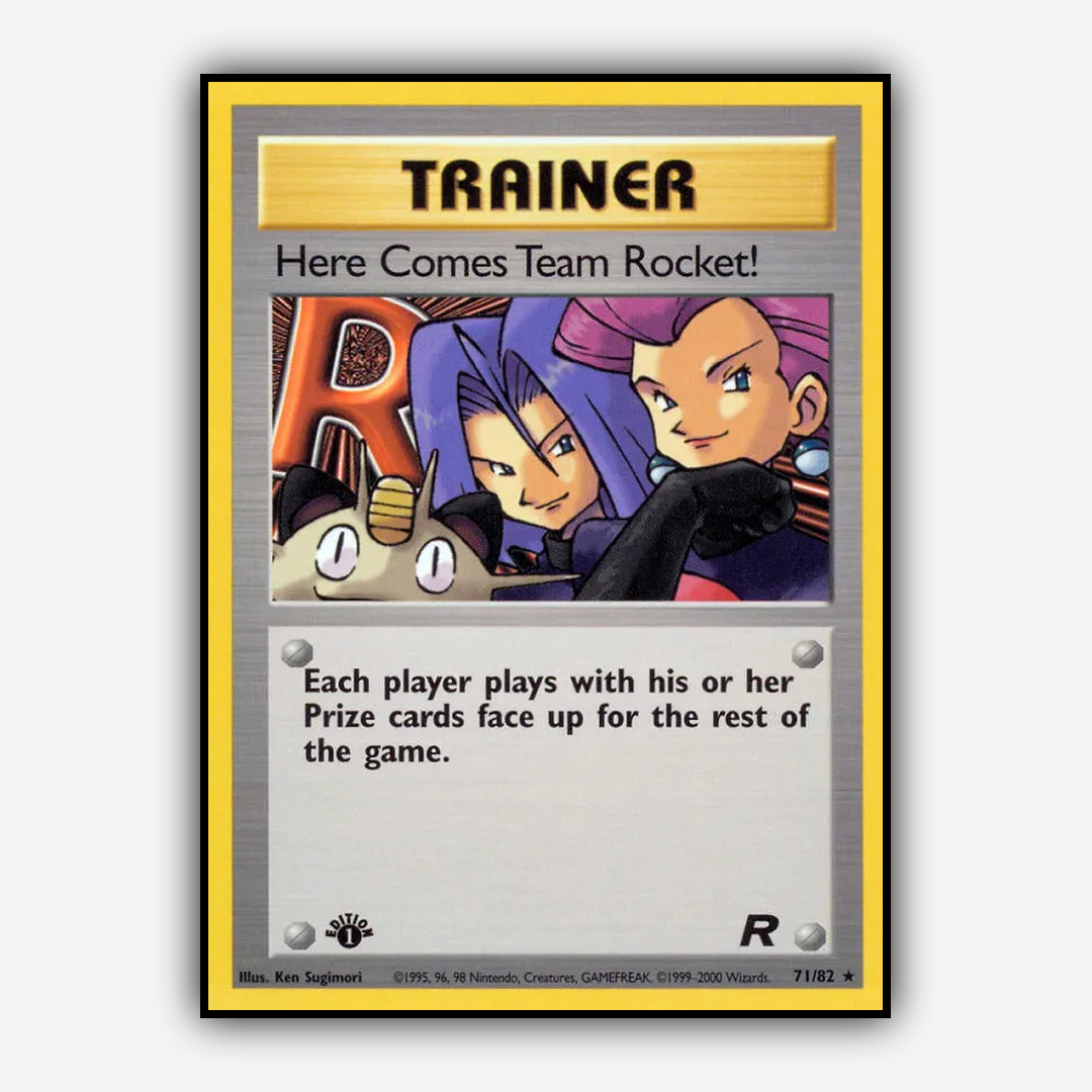 Here Comes Team Rocket! 071/82 - Team Rocket Set - Card Rug