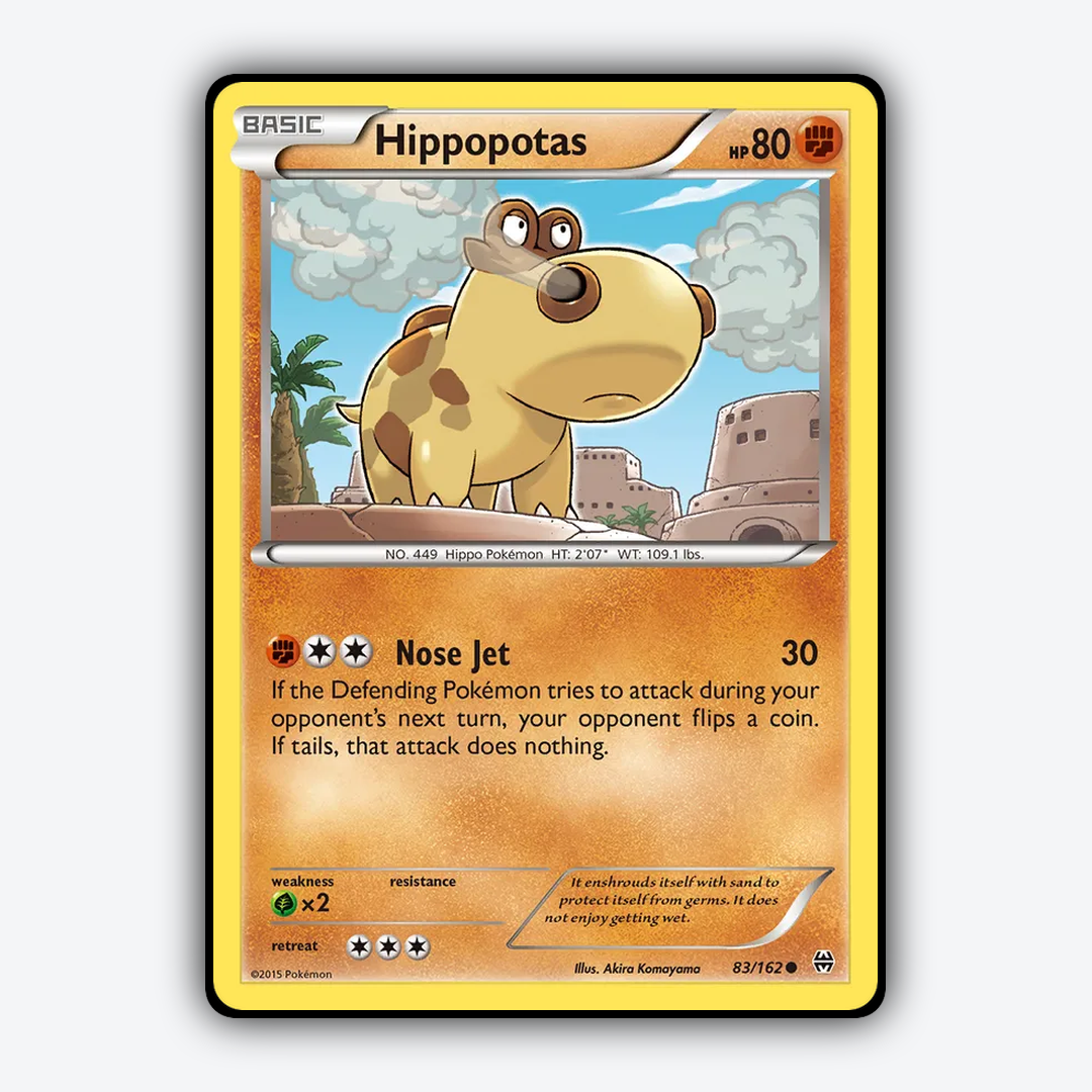 Hippopotas 083/162 - BREAKthrough Set - Card Rug