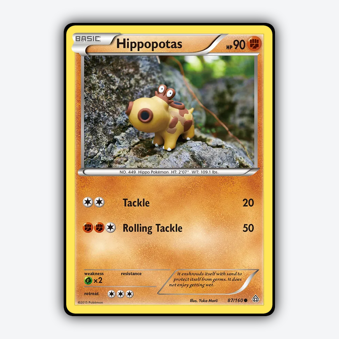 Hippopotas 087/160 - Primal Clash Set - Card Rug