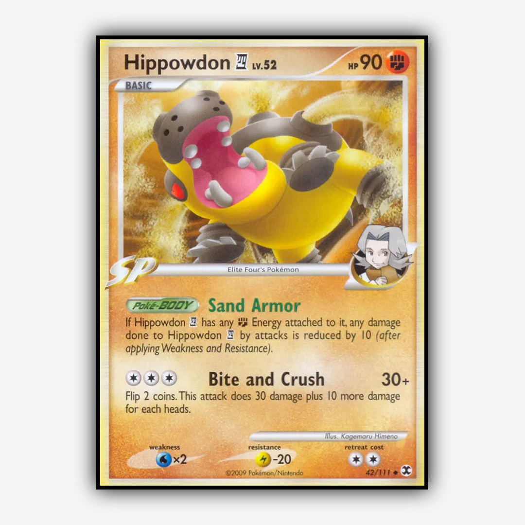 Hippowdon E4 042/111 - Rising Rivals Set - Card Rug