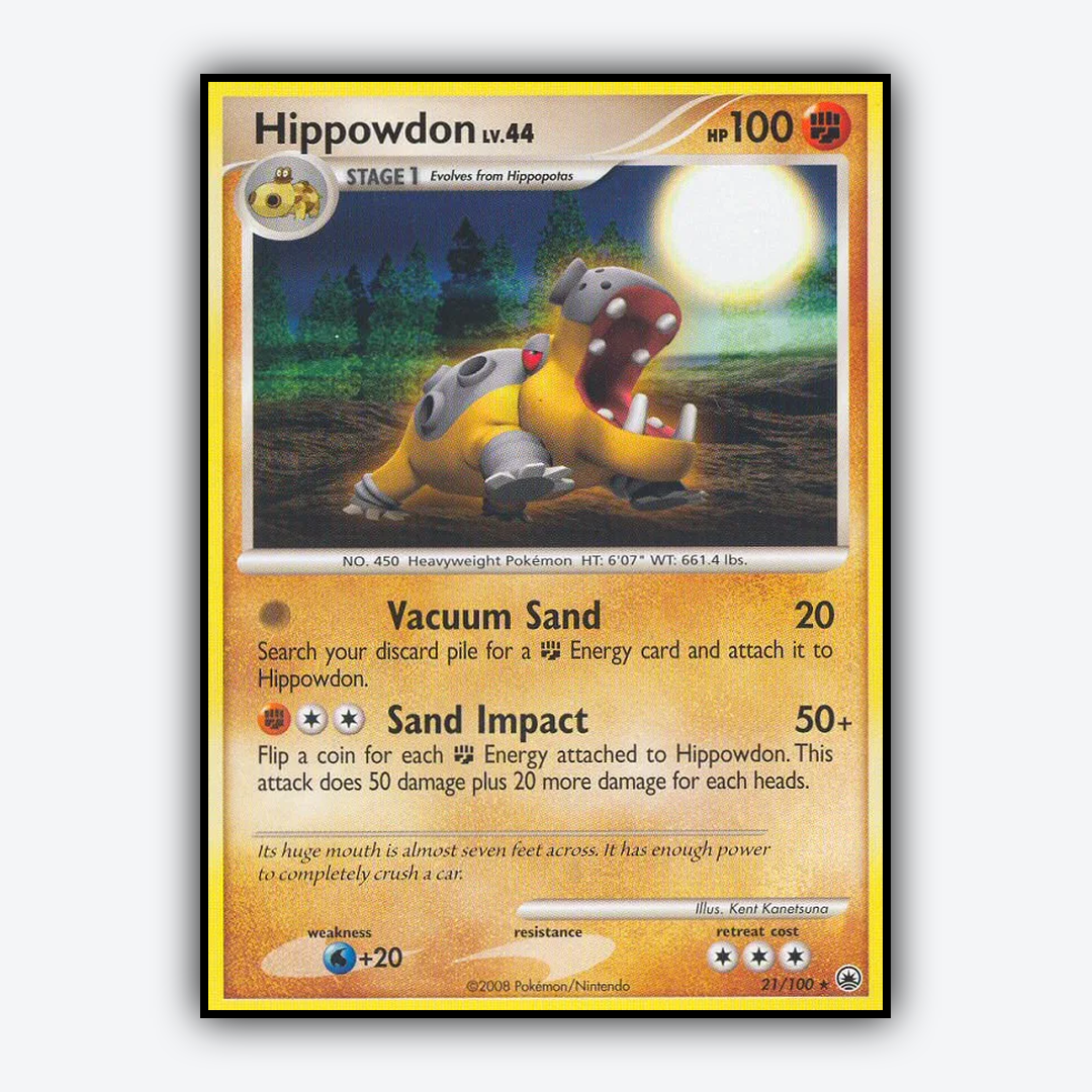 Hippowdon 021/100 - Majestic Dawn Set - Card Rug