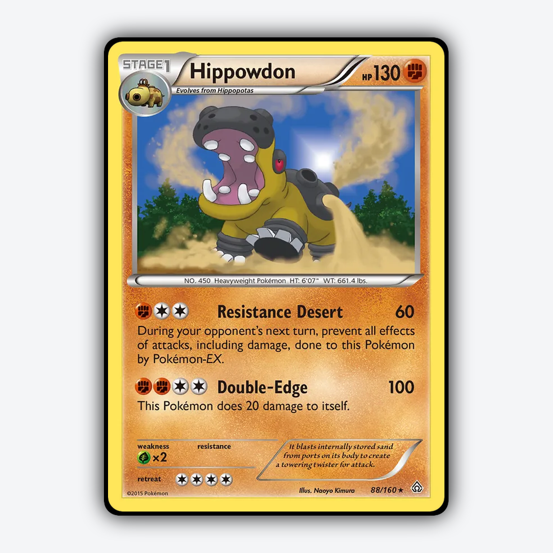 Hippowdon 088/160 - Primal Clash Set - Card Rug